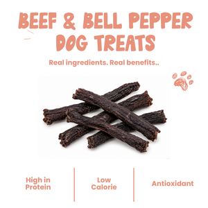Beef & Bell Pepper Dog Treats