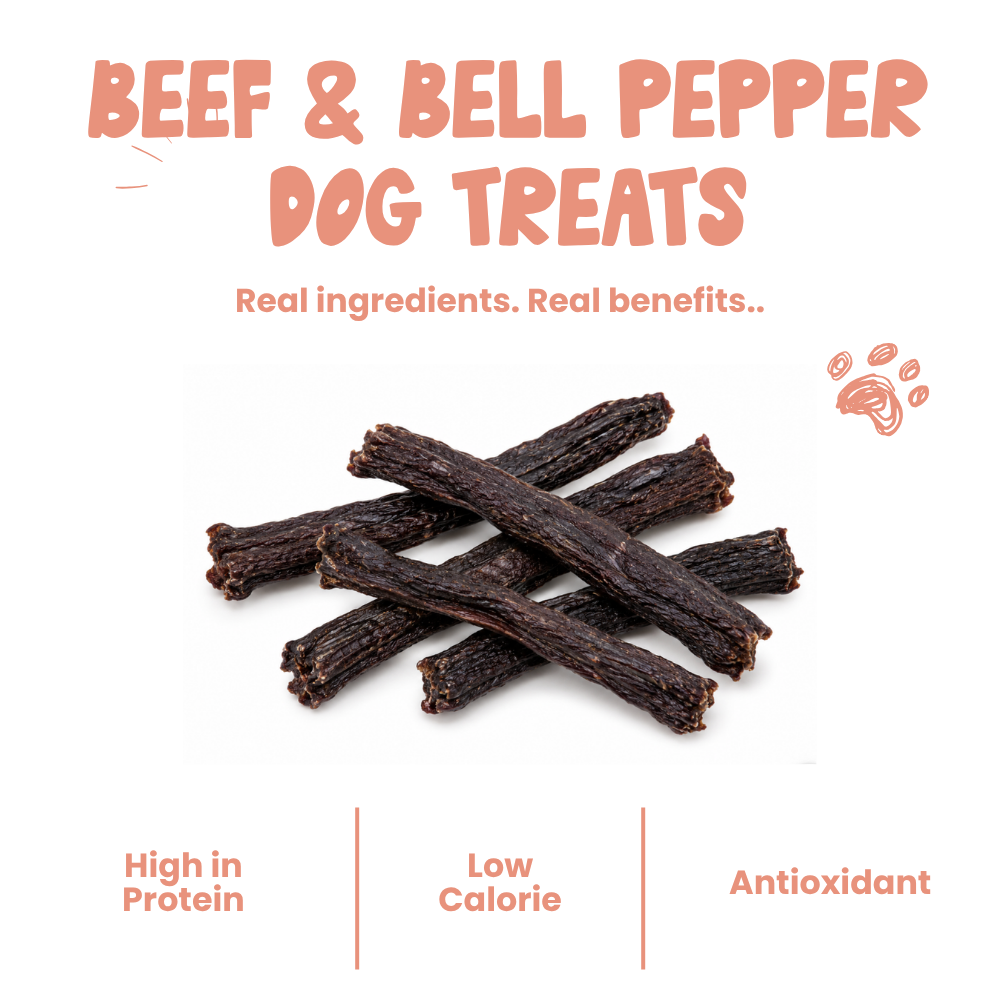 Beef & Bell Pepper Dog Treats