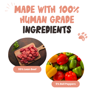 Beef & Bell Pepper Dog Treats