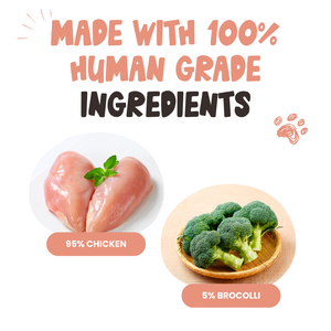Chicken & Broccoli Bites Dog Treats