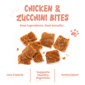 Chicken & Zucchini Bites Dog Treats