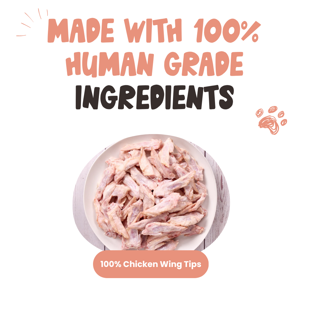 Chicken Wing Tip Dog Chews