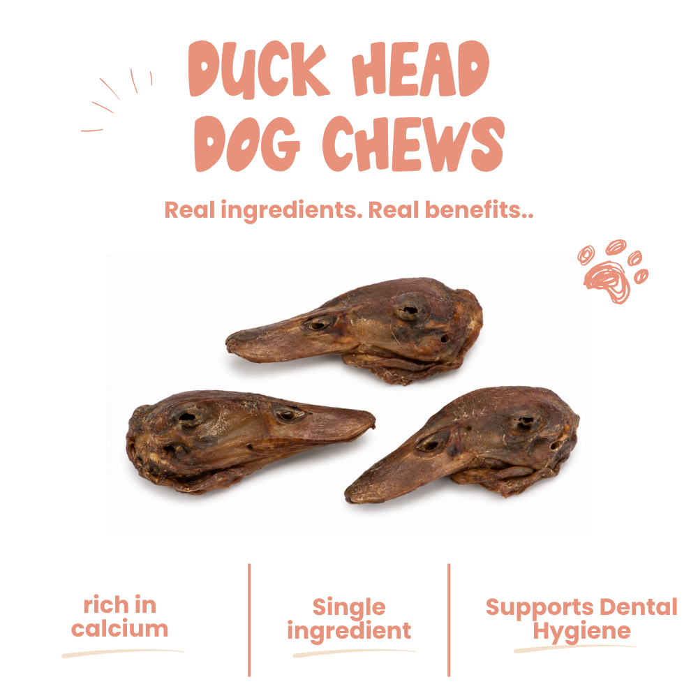 Duck Head Dog Chews