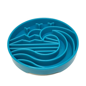 Dog Slow Feeder Bowl - Surf