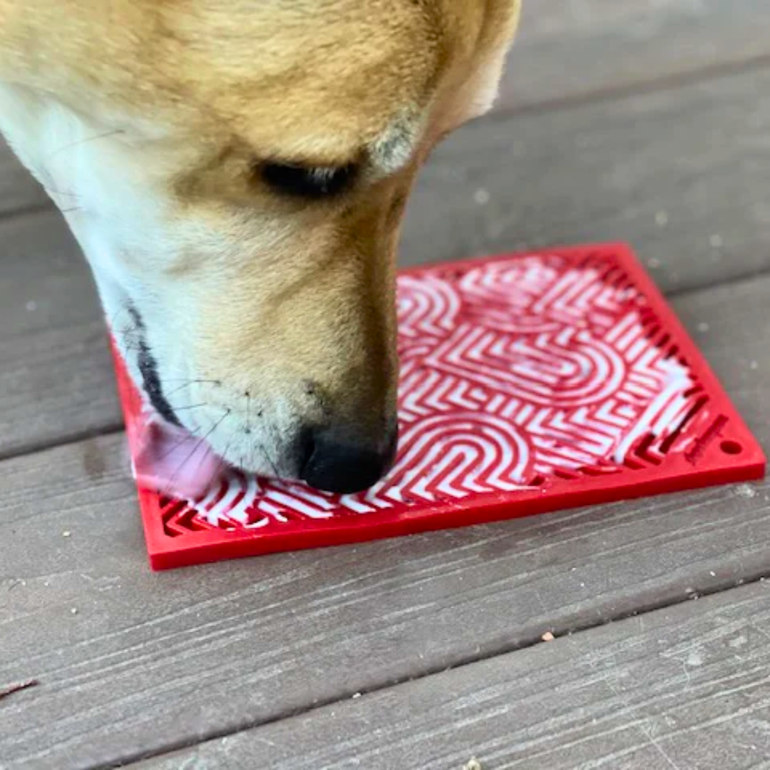 Dog Lick Mat - Hearts