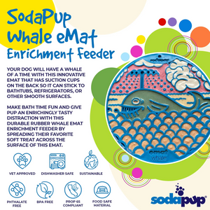 Dog Lick Mat - Whale