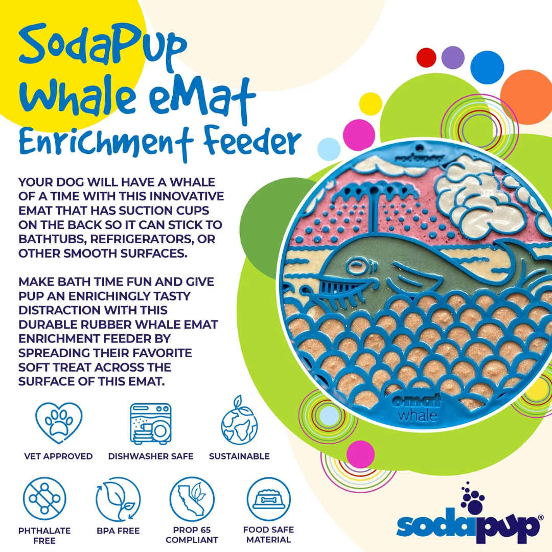 Dog Lick Mat - Whale