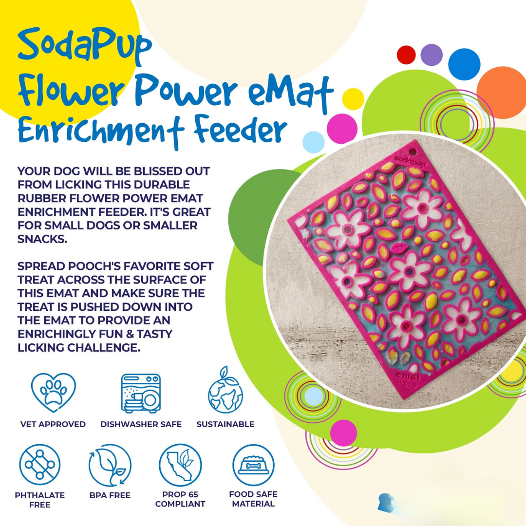 Dog Lick Mat - Flower Power