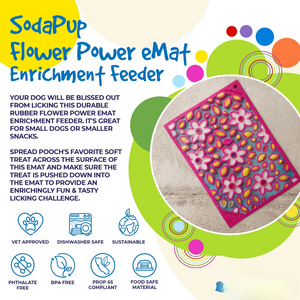 Dog Lick Mat - Flower Power