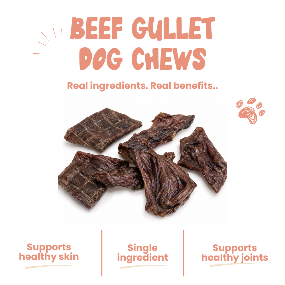 Beef Gullet Dog Chews