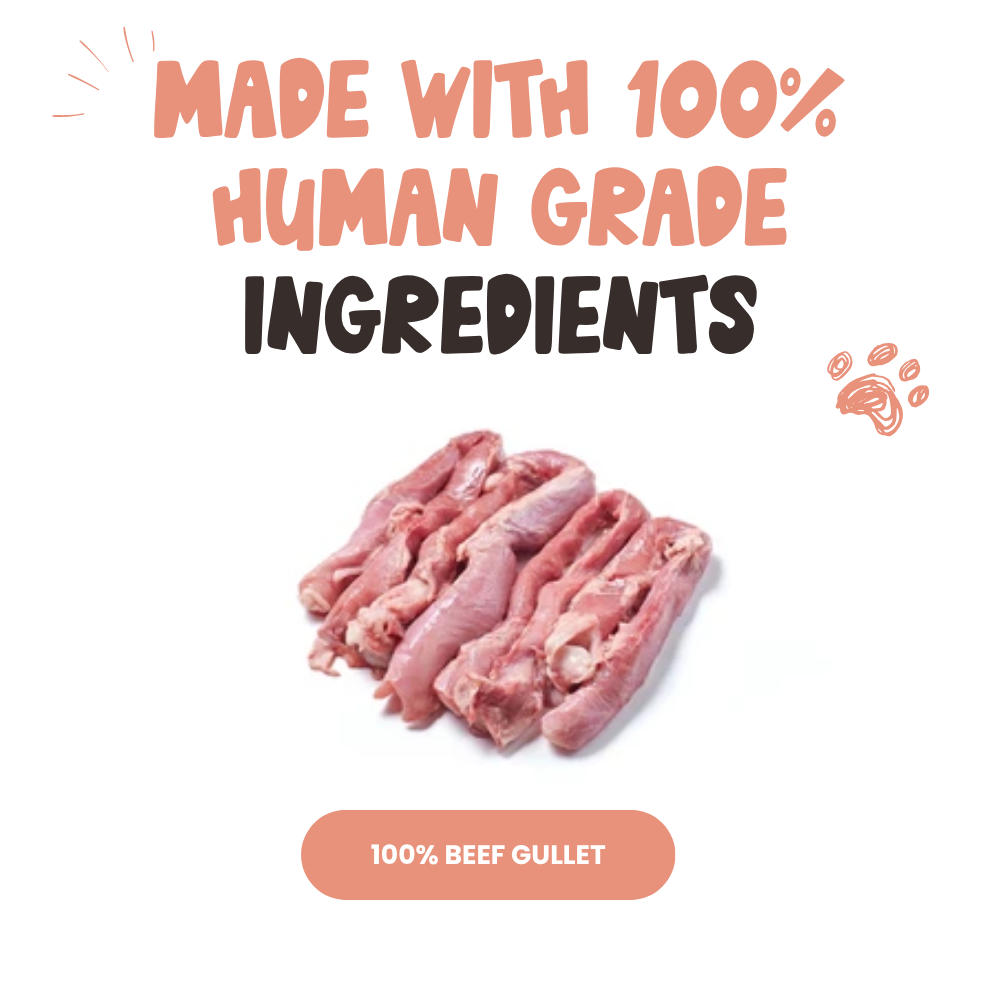 Beef Gullet Dog Chews
