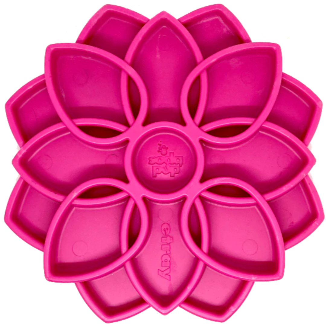 Slow Feeder Tray - Mandala Pink