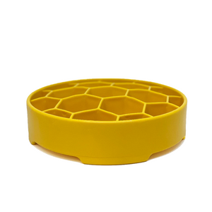 slow feeder dog bowl honeycomb