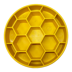 slow feeder dog bowl honeycomb