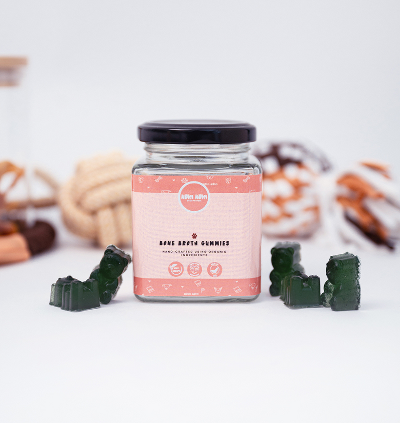 Org. Lamb Bone Broth Gummies with Green Spirulina
