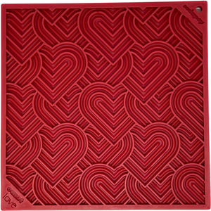 Dog Lick Mat - Hearts