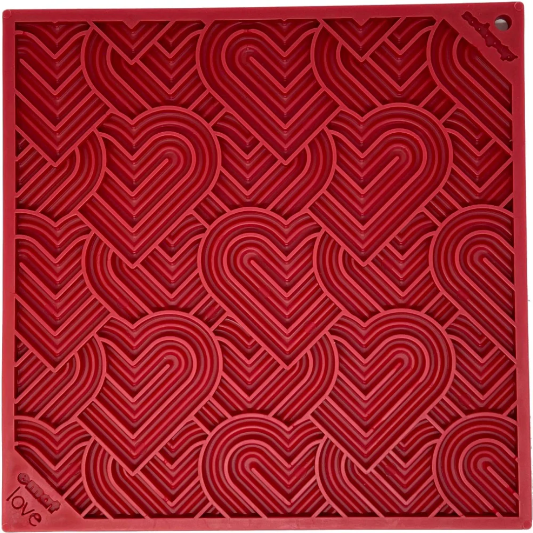 Dog Lick Mat - Hearts