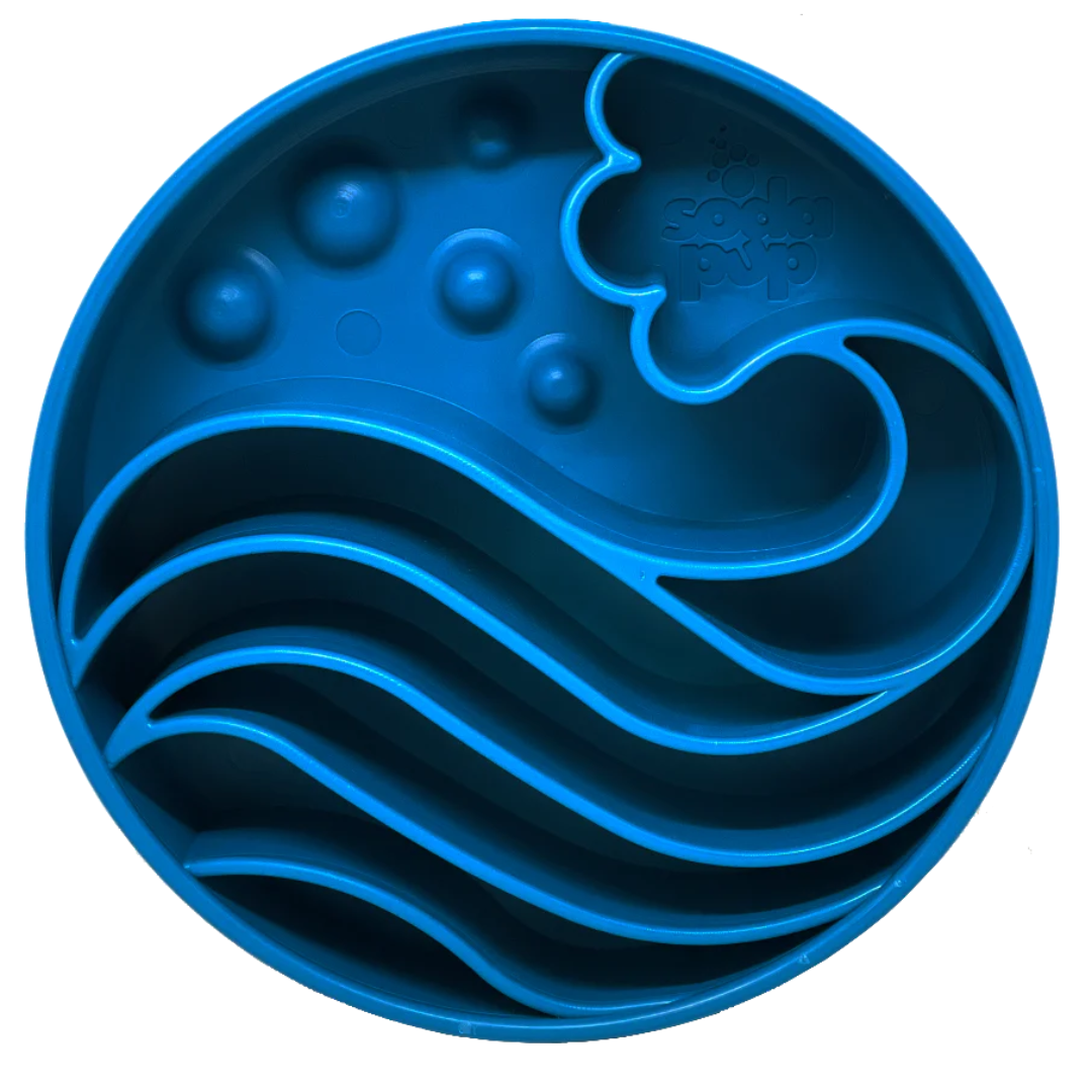 Dog Slow Feeder Bowl - Wave