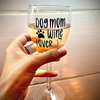 dog mom glass