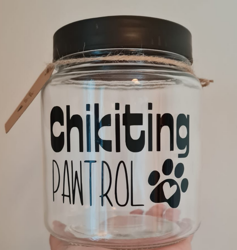 Personalized Pupper Treat Jar